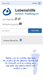 Mobile Screenshot of lebenshilfe-aicfdb.info